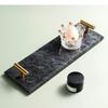 Marble Texture Rectangle Trays Decorative Ceramic Storage Tray Cosmetic Containers Organizer Shelf Bath Supplies Plate