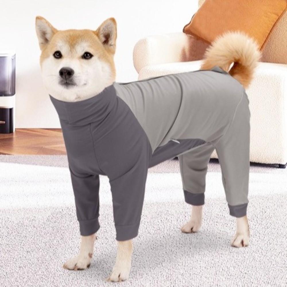 Elastic Dog Jumpsuit Soft Dog Sterilization Suit Dog Anti-hair Loss Clothing  Home Wear
