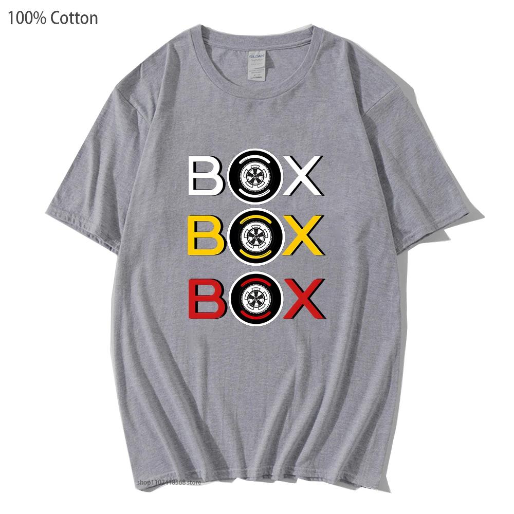 F1 Tshirt Mini Car Clothes Box Box Box T-Shirts Womens Tops Fashion Games Men Clothing Oversized Y2k Tee Summer Soft