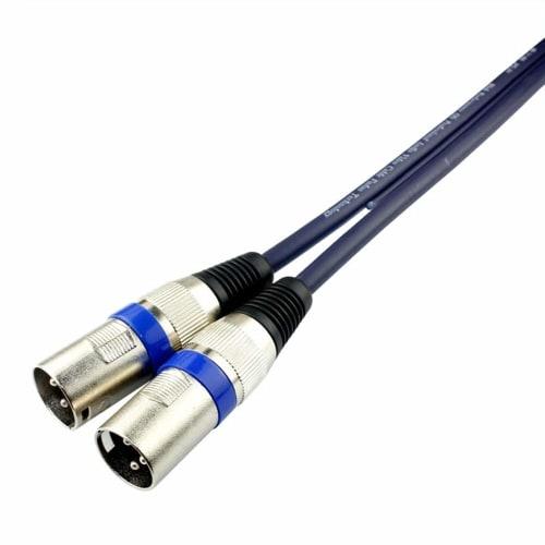 Canon Conversion Cable, Microphone Cable, 2 Mono Phones to 2 XLRs, XLR to Phone Male-Male, Canon XLR XLR Connector, 3-Pin (1m)