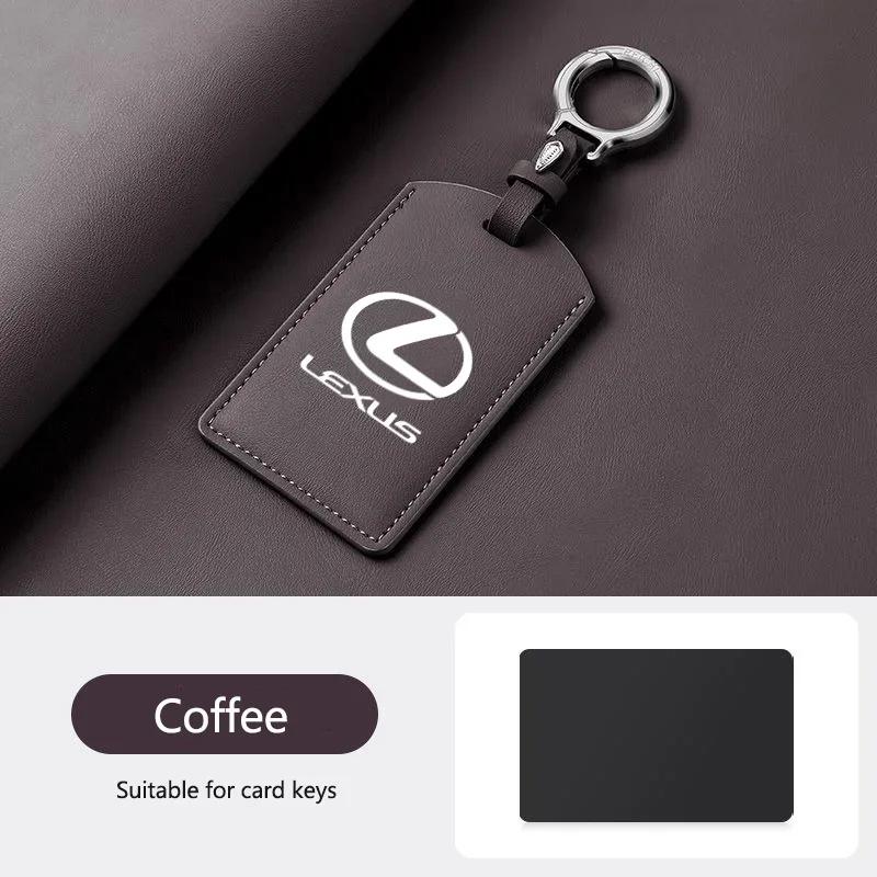 Leather Car Card Remote Control Key Case Cover Protect Holder Shell For Lexus F Sport ES LM GS IS NX RX LX LS RX300 Accessories