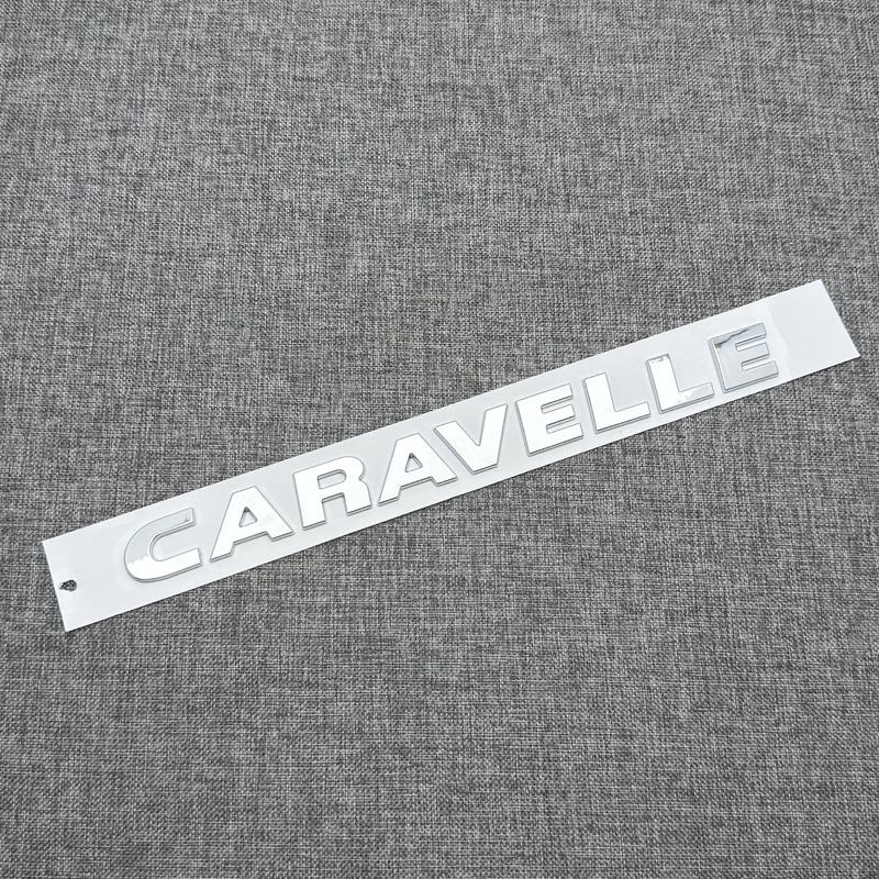 2011 Transporter Rear Boot Trunk Lid Emblem Caravelle Letter CARAVELLE белый