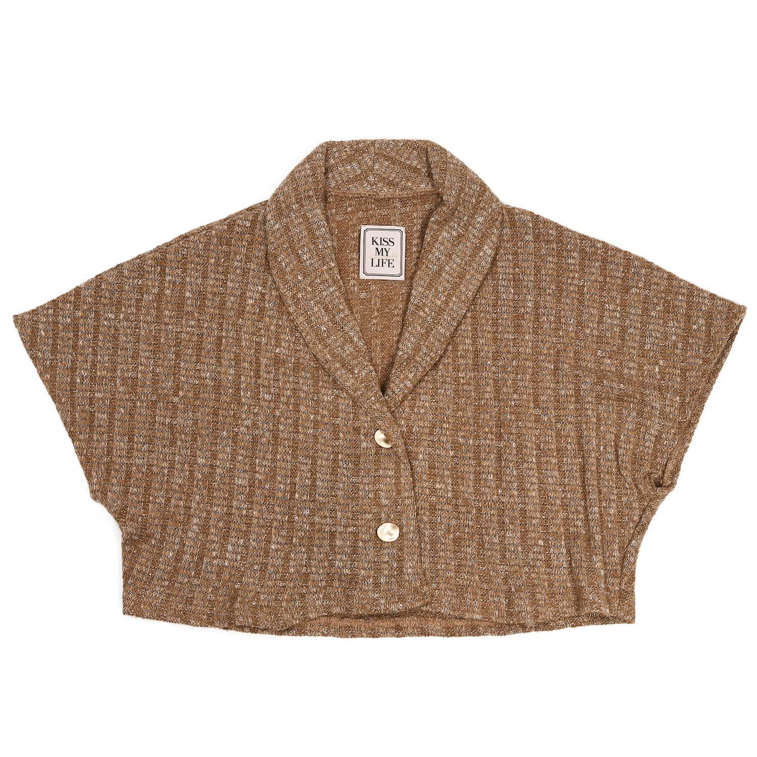 

MY Warm Knitted [KISS LIFE] Women s Cape/Cardigan (Camel) (kml110104c)