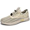 Mesh Men's Shoes Summer Mesh Shoes Breathable Trendy Casual Hollow Sneakers Versatile Outdoor Hiking Shoes