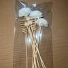 *9PCS/Set Artificial Flower Rattan Reed Fragrance Aroma Diffuser Refill Stick DIY Floral