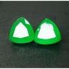 Natural Green Emerald Loose Gemstone Colombian 20ct Trillion Cut Pair for Jewelry Making and Crafts