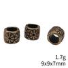 Bead Pendant Accesories Macroporous Big Hole Beads Loose Spacer Accessories Parts Metal Beads Accessories For Women