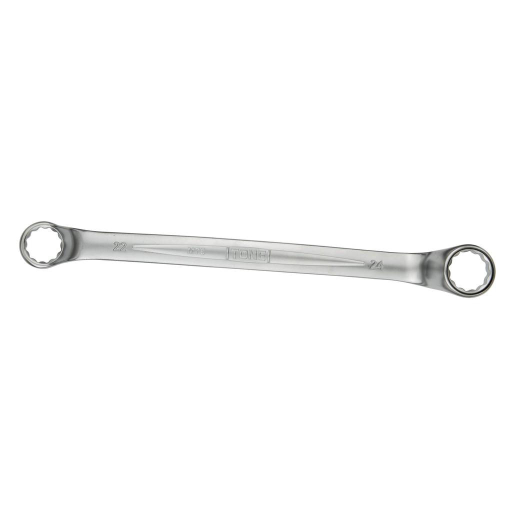 TONE Langer Mechaniker Maulschlüssel (75°), M75-2224, 22 x 24mm Schlüsselweiten