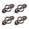 1/4Pcs Vintage French Hair Barrette Matte Finish Hair Clips Cross-Shaped Design Hair Styling Tool Hair Accessories