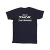 Marvel Mens Thor Love And Thunder Logo T-Shirt