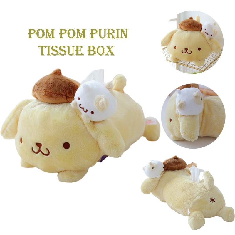 Plyšová hračka Pompompurin Krabička na kapesníky Váš rozkošný společník pro každé mazlení!