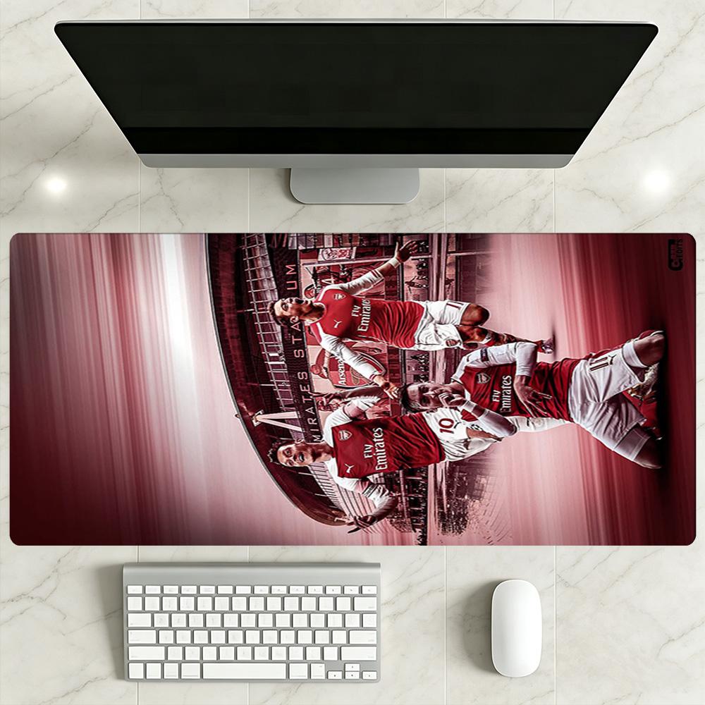 Arsenal Football Player Large Mouse Pad Office Mouse Mats Ultra-Long Desk Mat Non-Slip Rubber Bottom Gaming Accessories Ideal Gift for Gamers