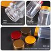 Acrylic Sealed Food Grade Plastic Storage Jar with Lid for Reishi Spore Powder