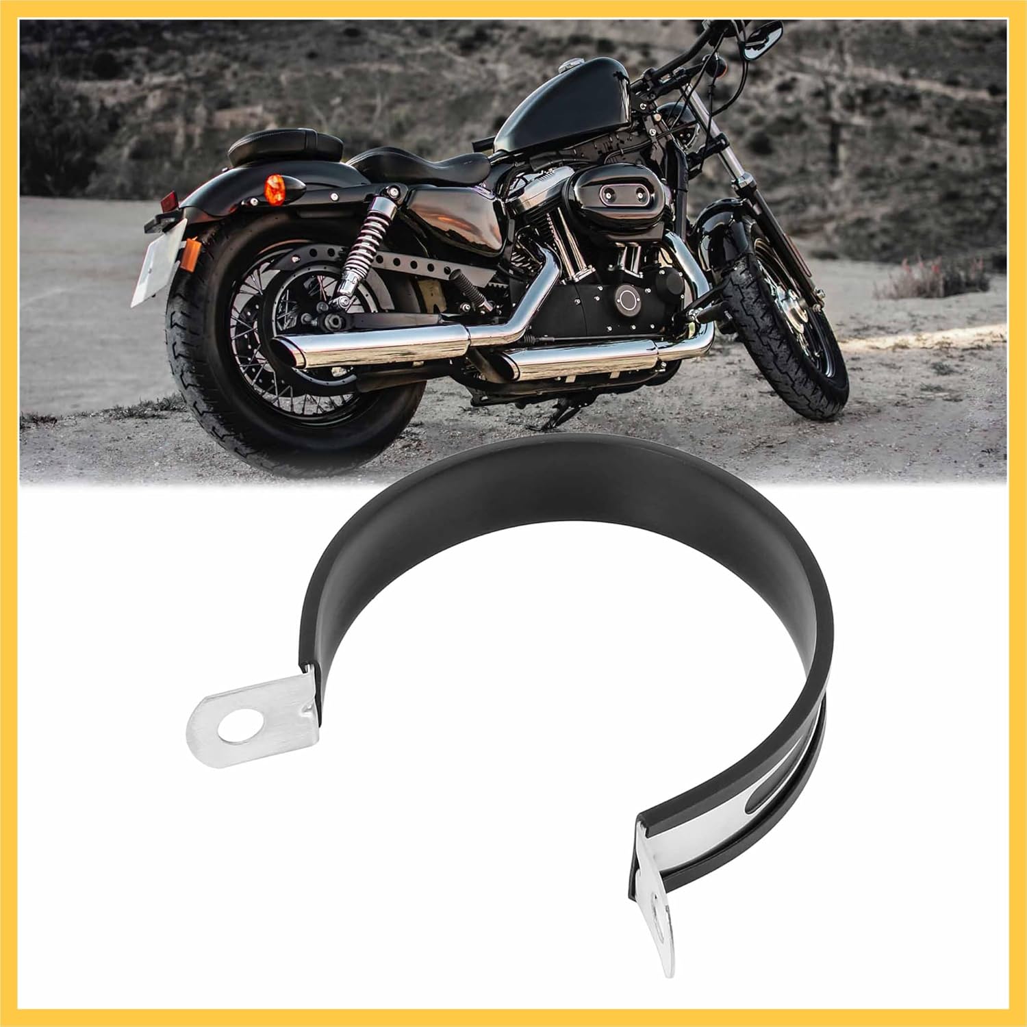 89mm 3.5  3 1/2 Inch Motorcycle Exhaust Band Joint Clamp Muffler Pipe Stainless Steel Silver Tone Auto Replacement Parts