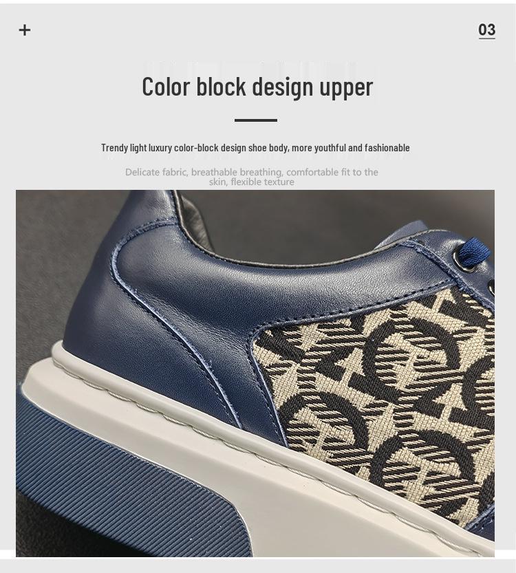 Herr Vår Canvas Skor: Trendiga, Mångsidiga, High-End, Tjocksulade, Andningsbara Vardagsskor