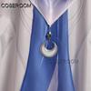 Gioco GenshinImpact Damigella Columbina Costume Cosplay Vestiti Halloween Carnevale Festa Gioco di Ruolo Uniforme Parrucca per Donne