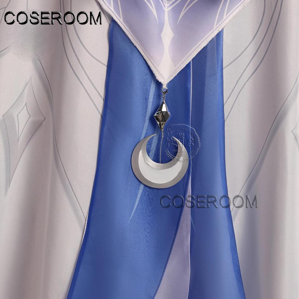 Gioco GenshinImpact Damigella Columbina Costume Cosplay Vestiti Halloween Carnevale Festa Gioco di Ruolo Uniforme Parrucca per Donne