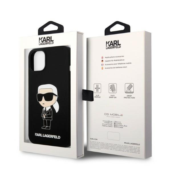 Etui do iPhone 14 Plus Karl Lagerfeld MagSafe Czarne