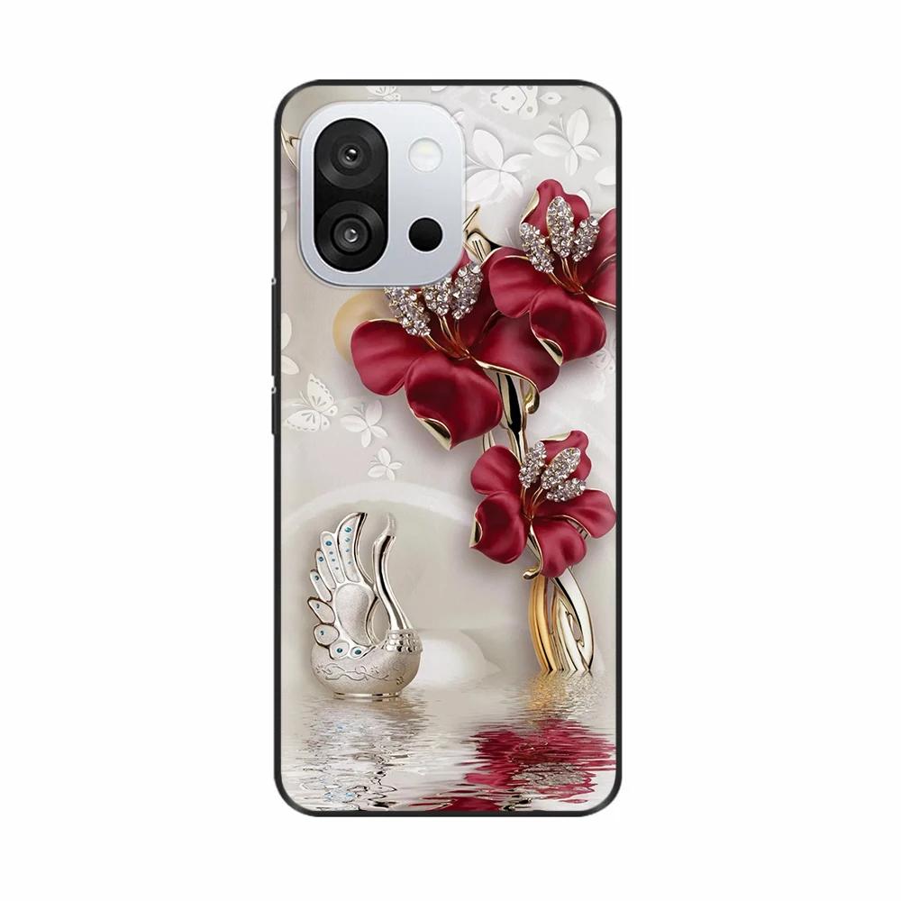 For OnePlus 13T 5G Phone Case Butterfly Liquid Silicon Full Protection Back Cover for OnePlus 13 T OnePlus13T PKX110 Couple Gift