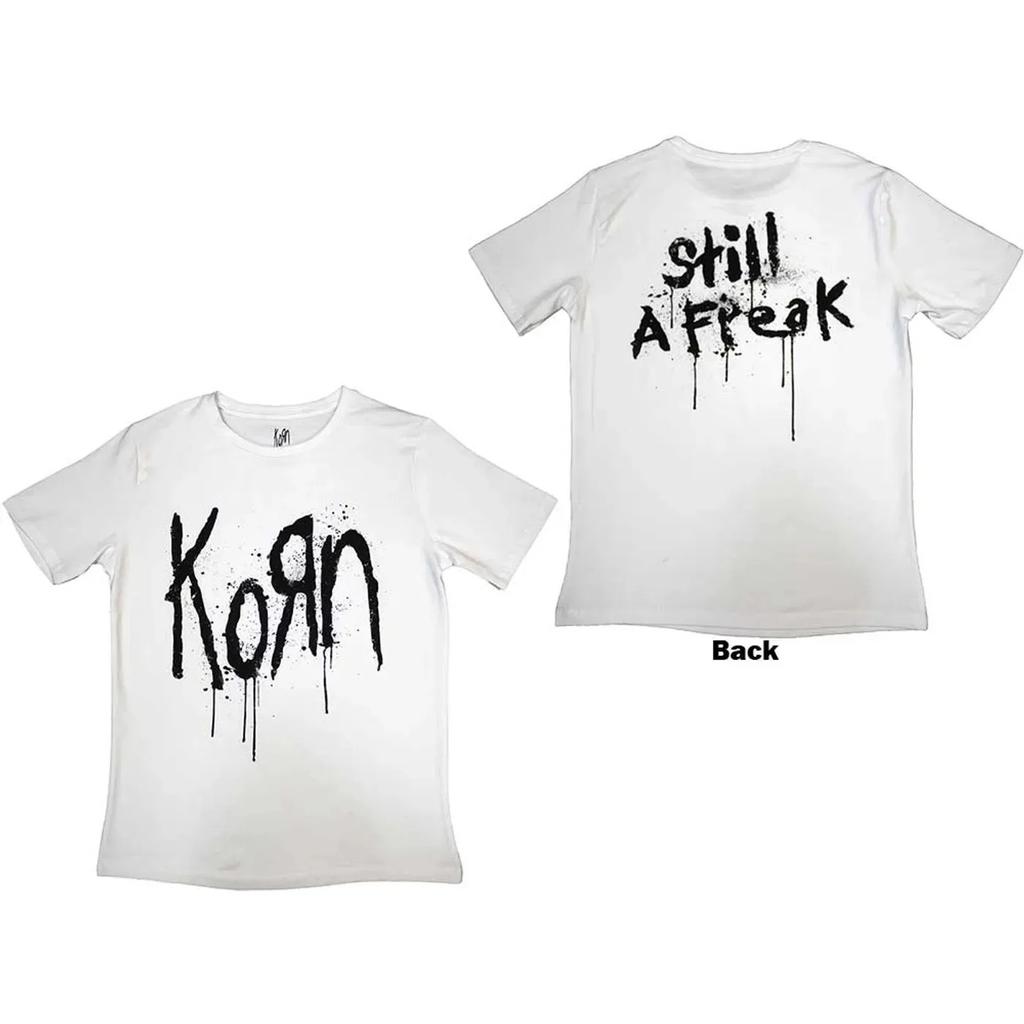 Korn Band TShirt Follow The Leader Print Unisex Loose Y2K Style 100 Cotton Short Sleeve Vintage Streetwear Fashion Tshirts