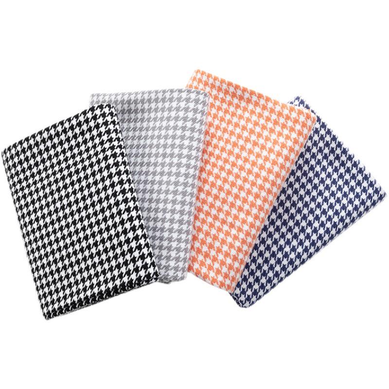Houndstooth Polyester Linen-like Thick Sofa, Car Seat Cover & Pillowcase Fabric