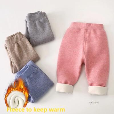 Kinderhosen Thermohose Winterfleece Verdickt Baby Mädchen Leggings Kinder Jungen Hose