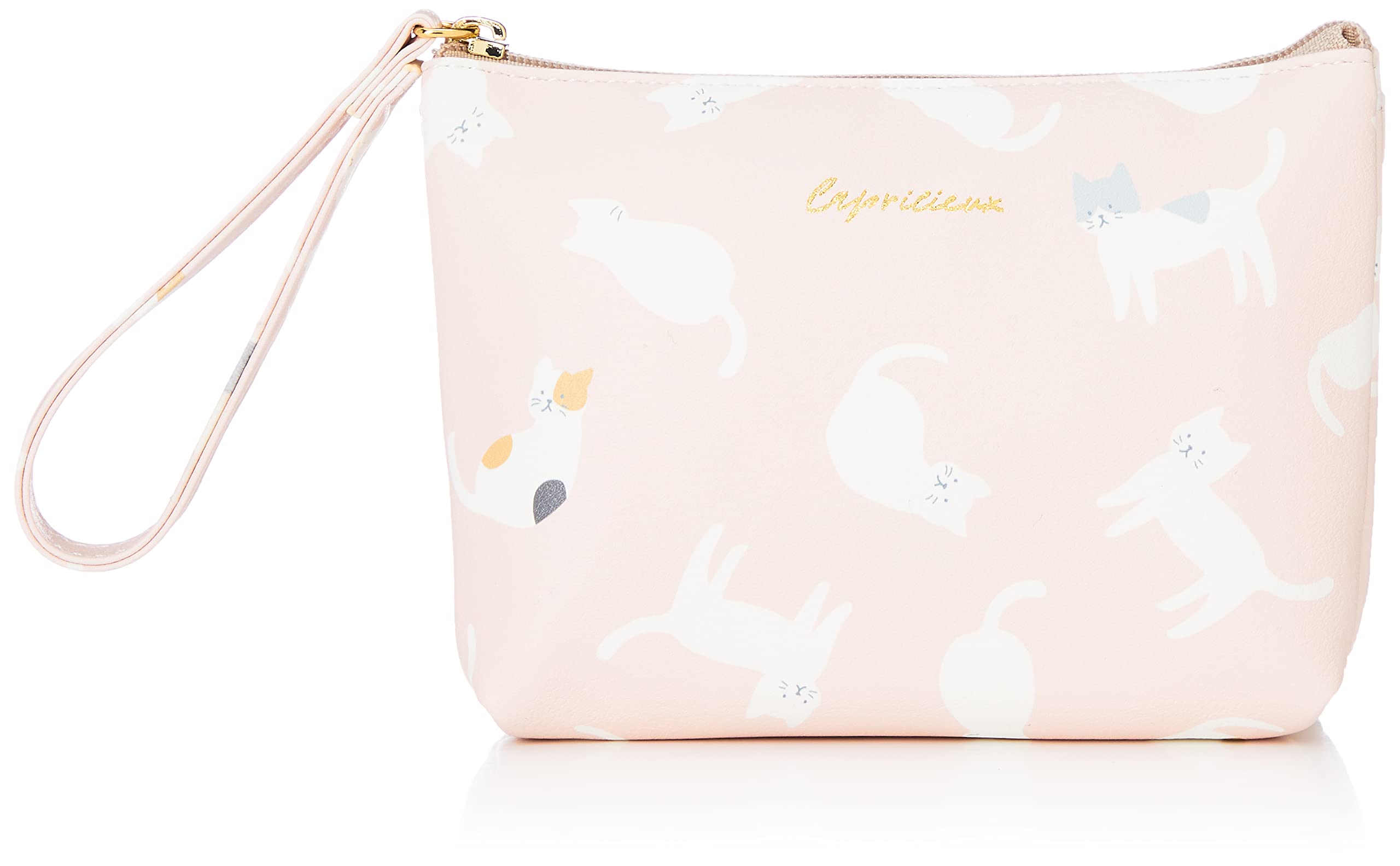 

Aldi Pouch, Cat Print, A35, Pink