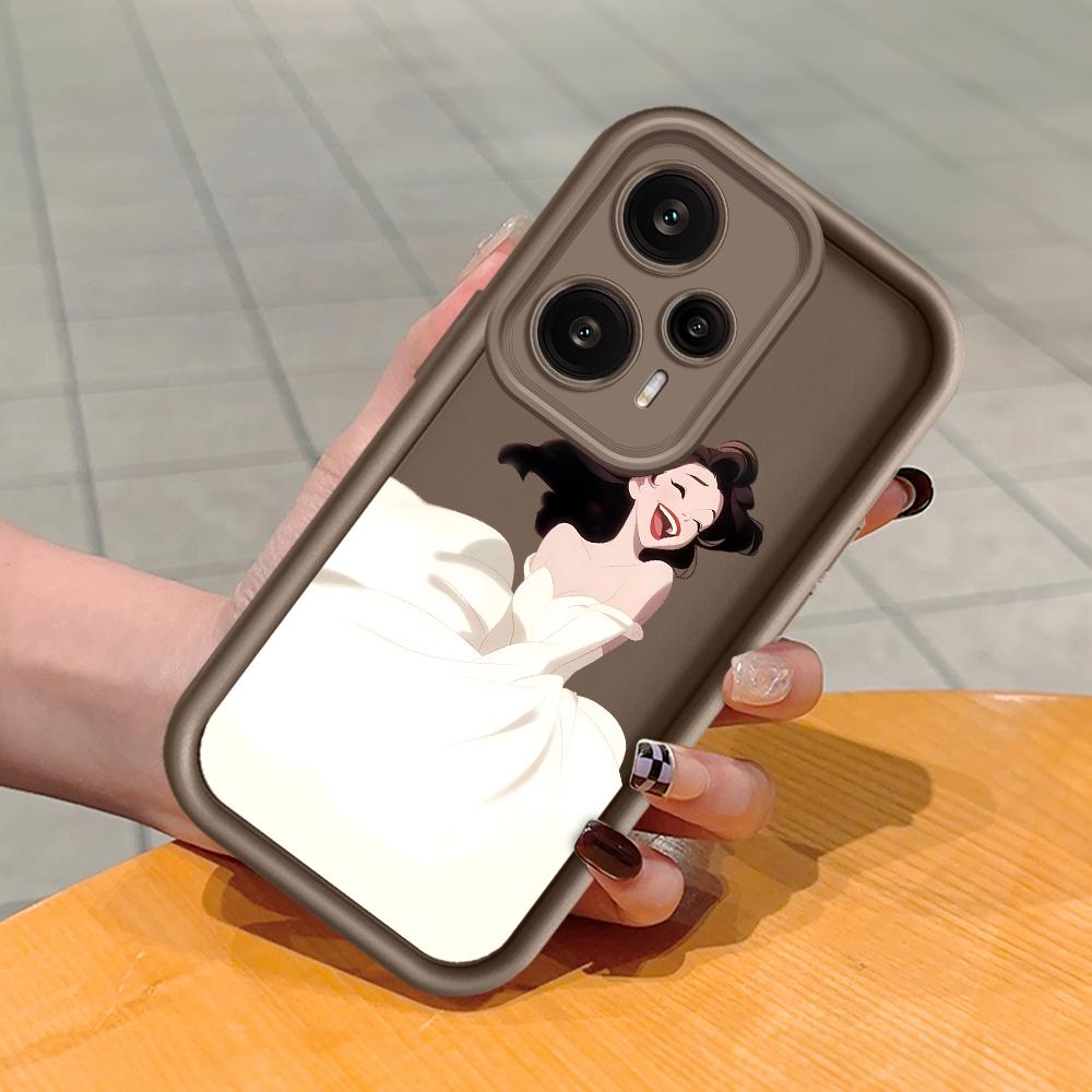 Soft Silicone Square Ladder Printing Pattern Phone Casing Full Cover Camera Shockproof Protection Rubber Case for Xiaomi Redmi