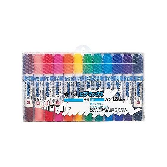 SAKURA Sakura Crepas ручка на водной основе Pigmax Twin 12 цветов ZPK-T12