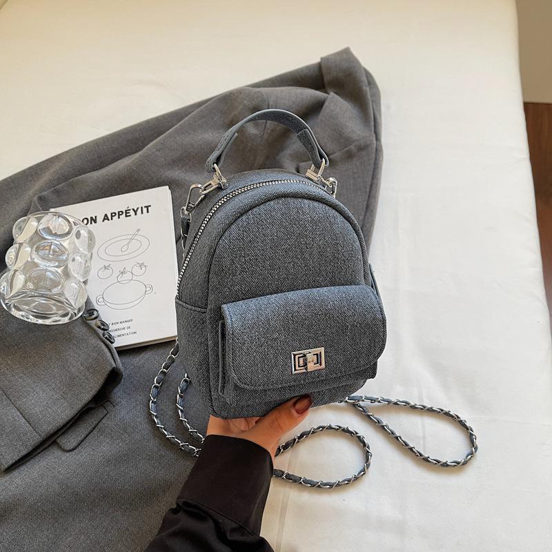 Korean Niche Fashion Bag 2025 Summer New Bag Fashionable Simple Backpack Bag Women's High-value Backpack