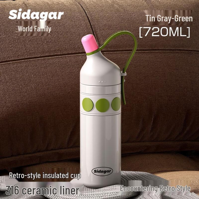 Retro Style 316 Stainless Steel Insulated Mug