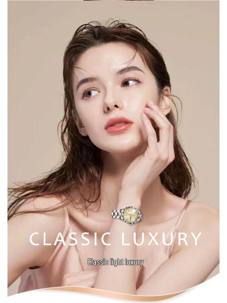 Chenno Women's Luxury Waterproof Luminous Quartz Watch