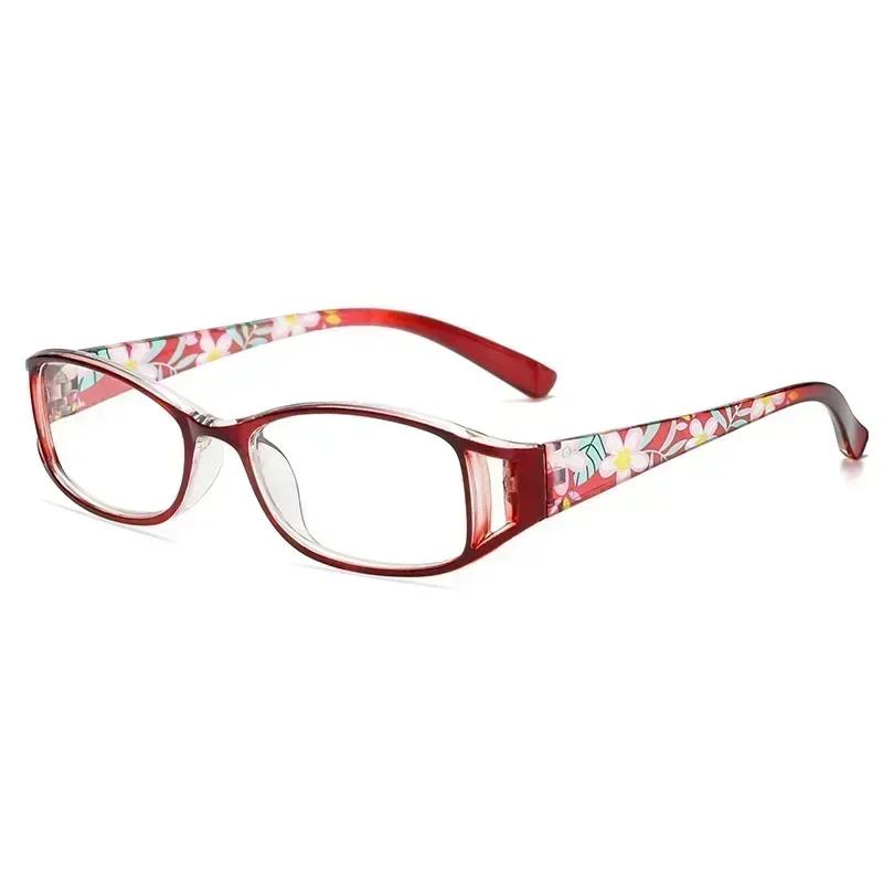 

Fashionable Small Frame Presbyopia Glasses Women Elegant Ultra Light HD Transparent Lens Color Printed 4