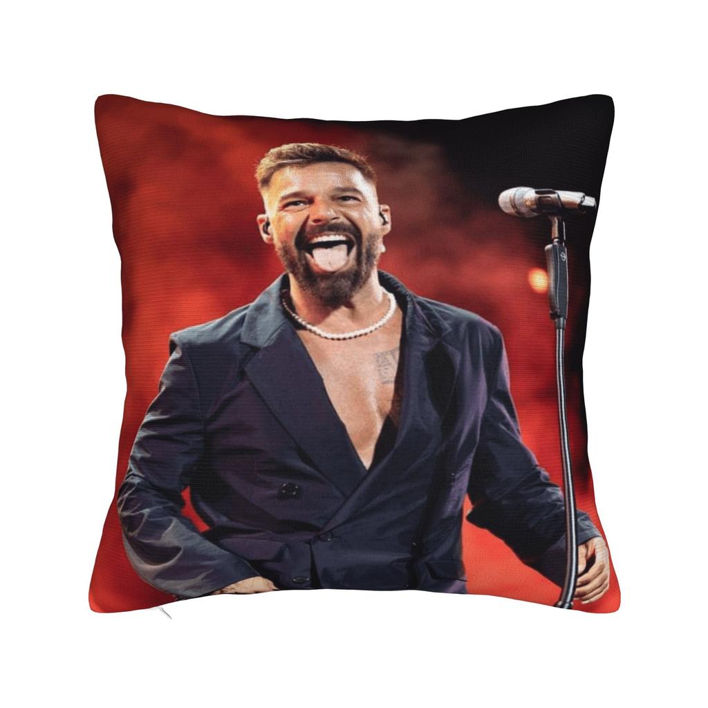 R-Ricky Martin Pillow Cover Soft Cushion Cover Vintage Pillow Case For Living Room Bed Chair