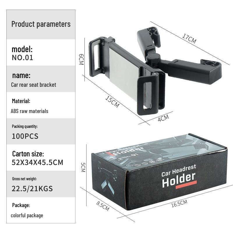 Foldable Rear Seat Phone & Tablet Holder