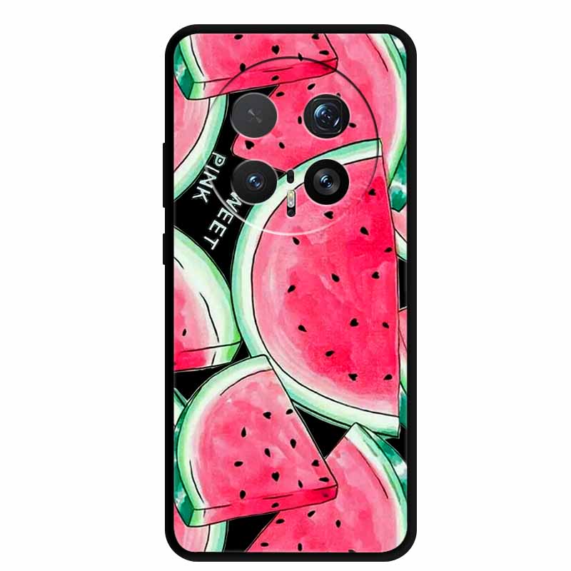 Cartoon Case For Honor Magic8 Pro 5G Case Black Silicone TPU Soft Back Cover For Honor Magic8Pro 2025 Case Shockproof Funda Para
