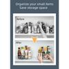 360° Rotating Organizer 2-Tier Transparent  Lazy Susan Non Slip for Kitchen Spice Cosmetic Bathroom Countertop Storage
