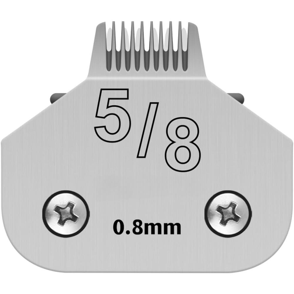 Schwarzes abnehmbares Haustier-Hunde-Pflege-Schergerät, Edelstahlklingen-Set, Kompatibel mit Andis, Oster A5, Wahl KM10 Serie Schermaschinen