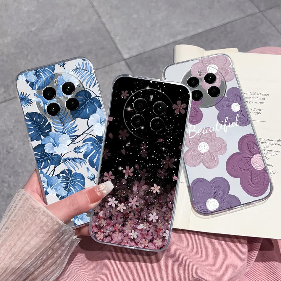 For Oppo Realme 12 Pro Plus Case For Realme12 4G 5G Phone Cover Cute Anime Transparent Soft Slim Protective Bumper Funda Coque