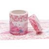 3 Rolls Washi Masking Tape, Japanese-Style Print, DIY Crafts Falling Cherry Blossoms