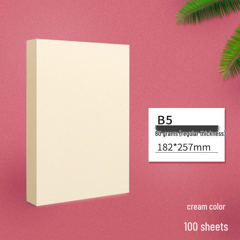 

Beige Laid Paper - A5/A4/A3/B5 - Journal, Exam, Study & Contract Paper, 80gsm