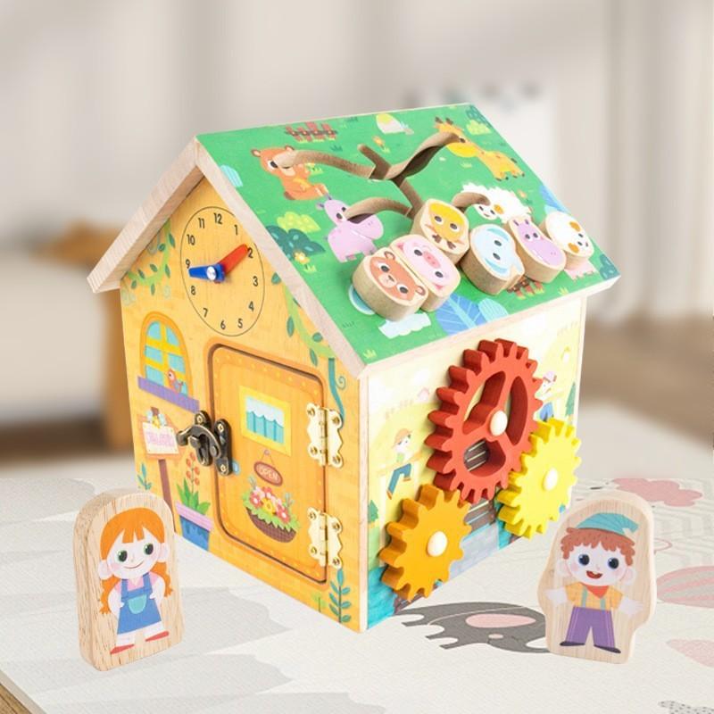 Teaching Aids, Busy Huts, Early Education, Multifunctional Textile Drums, Coin Throwing Balls, Letter Shapes, Cognitive Educational Toys