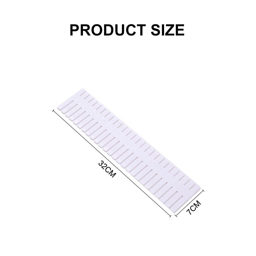 4pcs/set Adjustable Drawer Organizer Divider Household Storage Fence Drawer Divider Plate Bedroom Office Dresser Organizers
