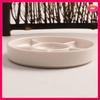 Imitation Porcelain Round Palette With Lid Acrylic Watercolor Painting White Paint Tray Multifunctional Artist Supplies