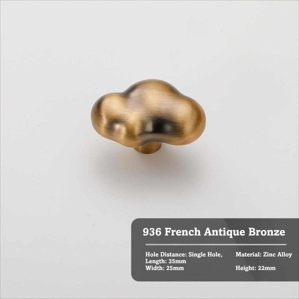 

Solid Vintage Furniture Handles Nordic Style Alloy Wardrobe Handles Single Hole Dresser Hardware