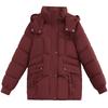 Plus Size XL-5XL Fashion Winter Woman Parkas Hooded Thick Warm Jacket Loose Middle Age Women's Coats