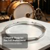 2 Pieces 14-Inch Drum Hoop Polished Hardware Easy to Install for Music Students