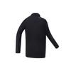 Fila Fitted Logo Design Stand Collar Sports Long Sleeve Jacket Men Jackets Black A11M321504F-BK