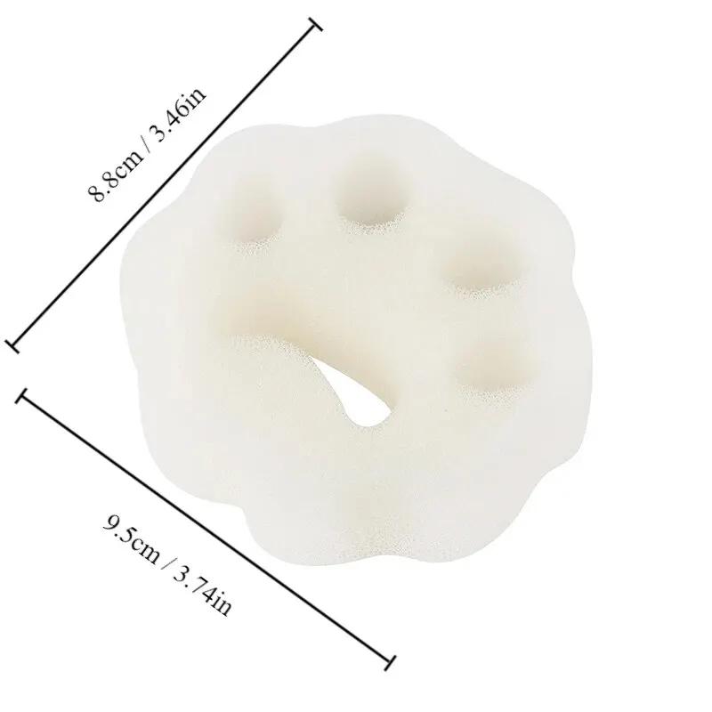 2pcs Cat Claw Shaped Dish Washing Brush Pot Sponge Durable and Oil Free Sponge For Cleaning Dishes In The Kitchen