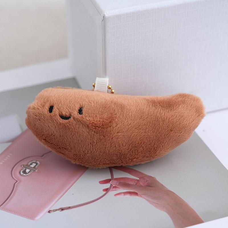 Adorable Creative Cartoon Plush Doll Toilet Refrigerator Magnet Keychain Decoration